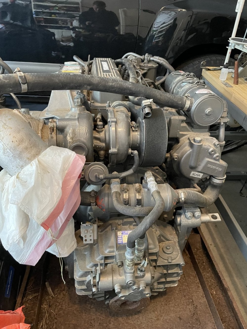 Zero hour Yanmar 4LHA with new ZF gear $22k | Downeast Boat