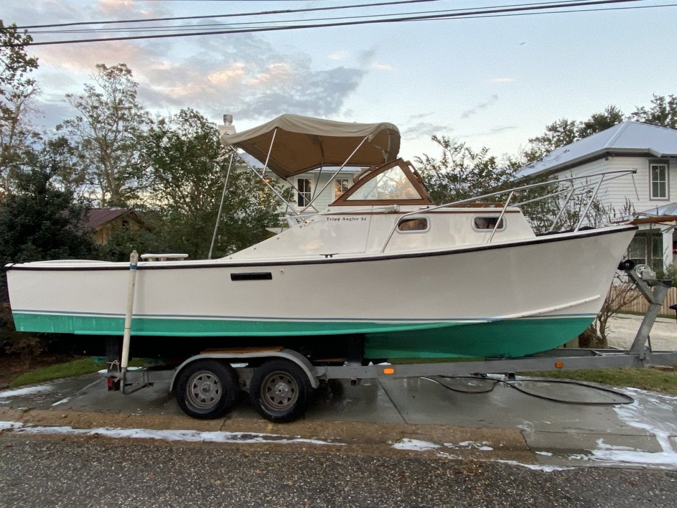 1995 Tripp 24 Angler Diesel | Downeast Boat Forum